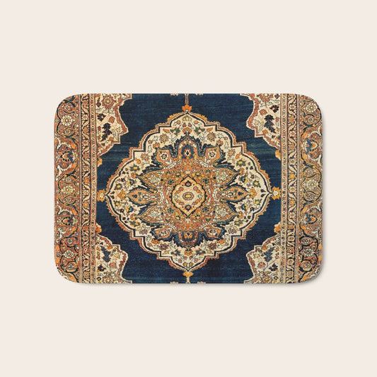 Tabriz Azerbaijan Northwest Persian Rug Print Bath Mat Gallery Image 1
