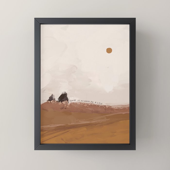 There Is No Need To Rush Mini Art Print Gallery Image 3