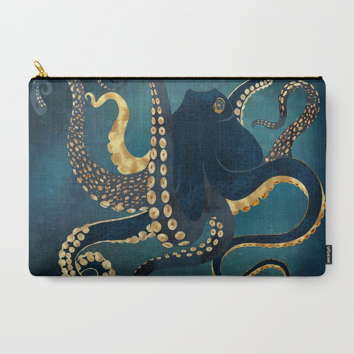 Metallic Octopus IV Carry All Pouch Gallery Image 3