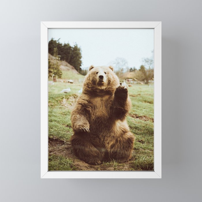 Hi Bear Mini Art Print Gallery Image 4