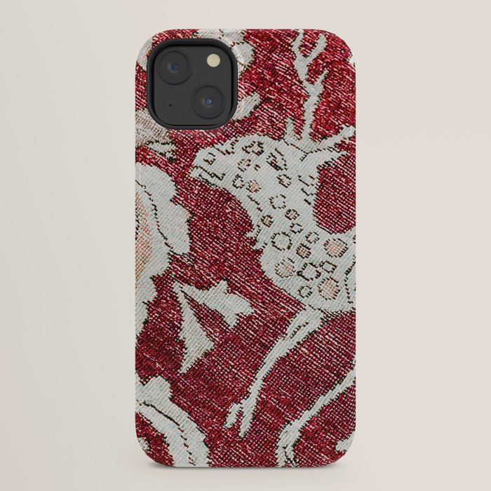 Spotted Fawn From Antique Persian Animal Rug Print iPhone Case Gallery Image 22