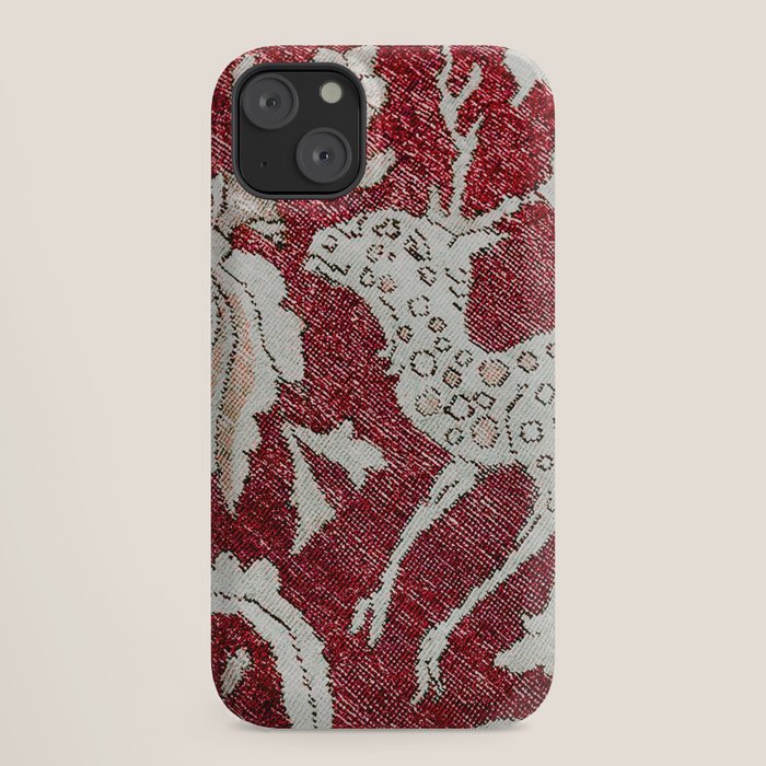 Spotted Fawn From Antique Persian Animal Rug Print iPhone Case Gallery Image 18