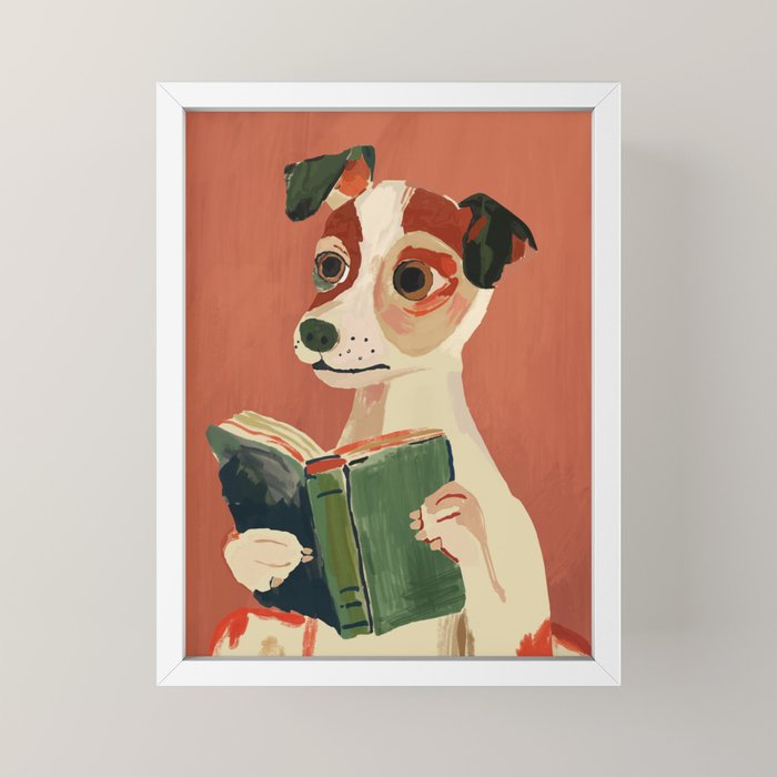 The Bookish Dog Mini Art Print Gallery Image 4