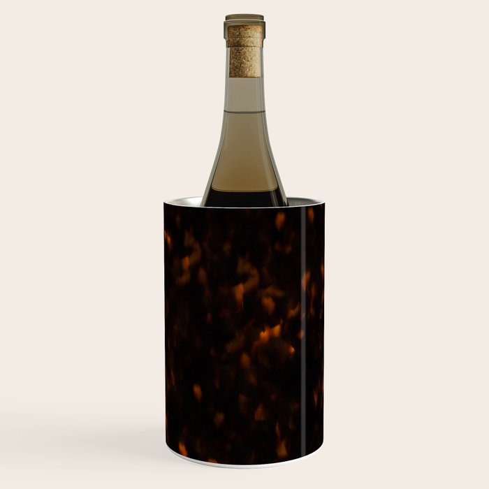 Dark Tortoise Shell Pattern Wine Chiller Gallery Image 1