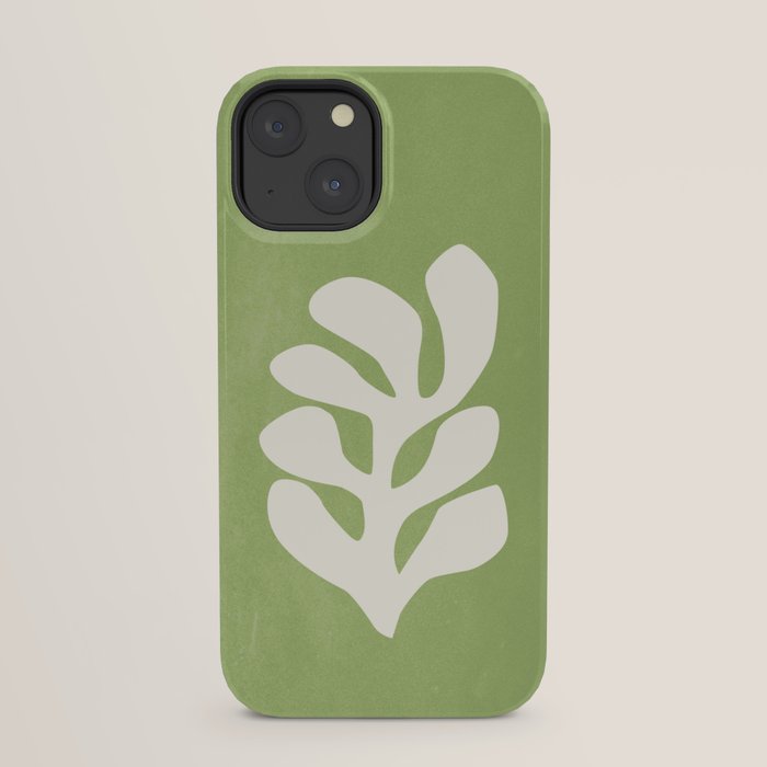 Forest Green Leaf: Matisse Paper Cutouts V iPhone Case Gallery Image 29