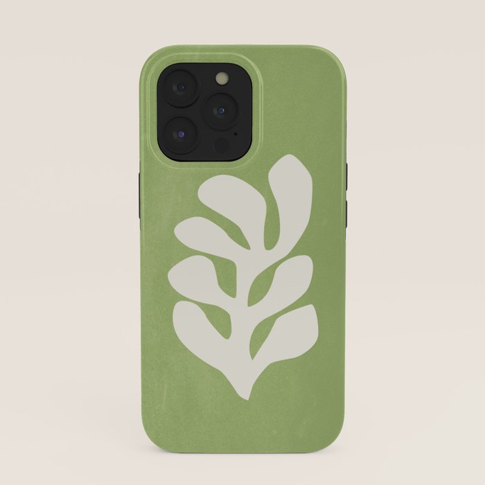 Forest Green Leaf: Matisse Paper Cutouts V iPhone Case Gallery Image 39