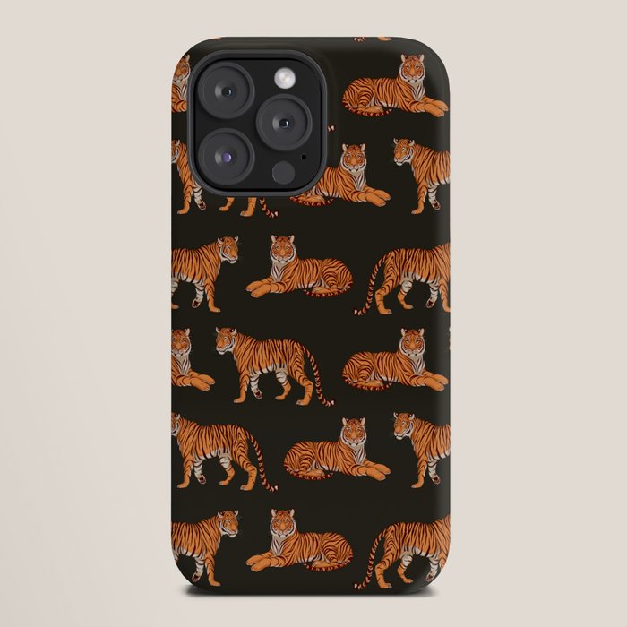 Tigers - Charcoal Black iPhone Case Gallery Image 20