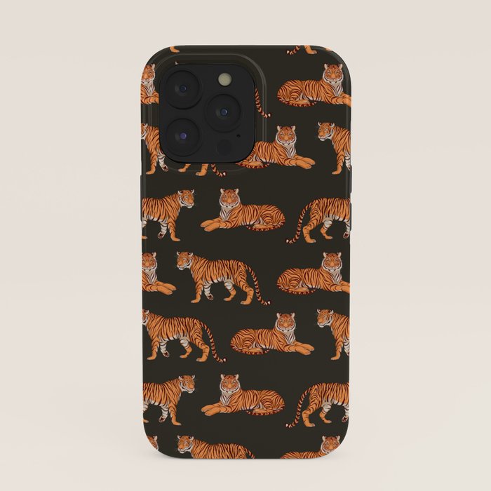 Tigers - Charcoal Black iPhone Case Gallery Image 39