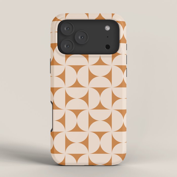 Bauhaus Mid Century Modern Geometric Pattern IX iPhone Case Gallery Image 4