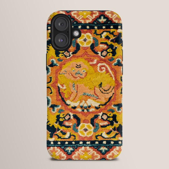 Shigatse Khagangma Antique Tibetan Seat Mat Print iPhone Case Gallery Image 14