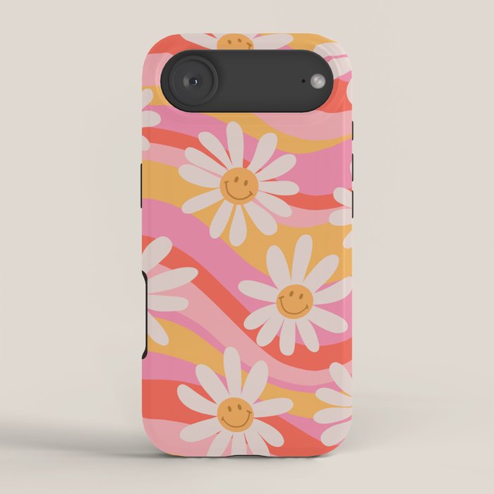 Wavy Daisies iPhone Case Gallery Image 2
