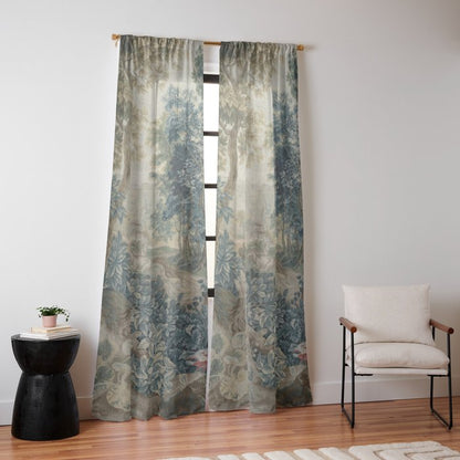 Antique 18th Century Flemish Verdure Tapestry Window Curtain Gallery Image 10