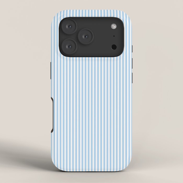 Chambray Blue Seersucker Stripe iPhone Case Gallery Image 3