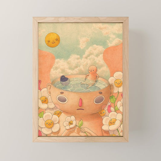 Mind on Break Mini Art Print Gallery Image 1