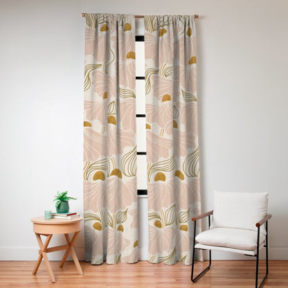 calming essentialsNatural flow meadow blush Window Curtain Gallery Image 4