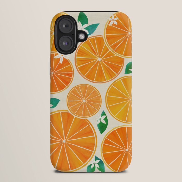 Orange Slices With Blossoms iPhone Case Gallery Image 10