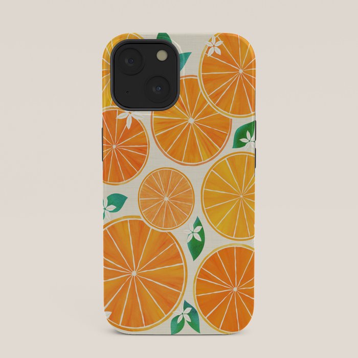 Orange Slices With Blossoms iPhone Case Gallery Image 33