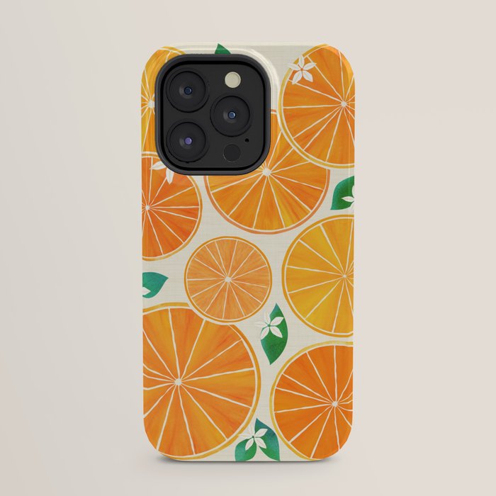 Orange Slices With Blossoms iPhone Case Gallery Image 23