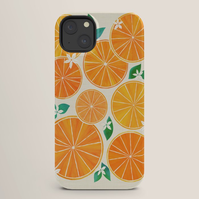 Orange Slices With Blossoms iPhone Case Gallery Image 26
