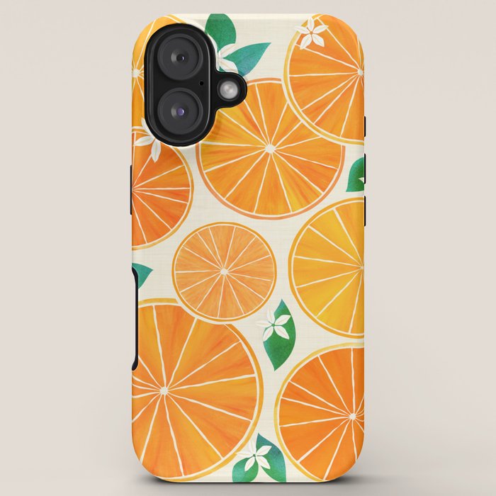 Orange Slices With Blossoms iPhone Case Gallery Image 5