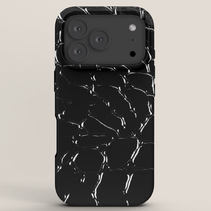 Exotic Black Crocodile Patent Leather iPhone Case Gallery Image 7