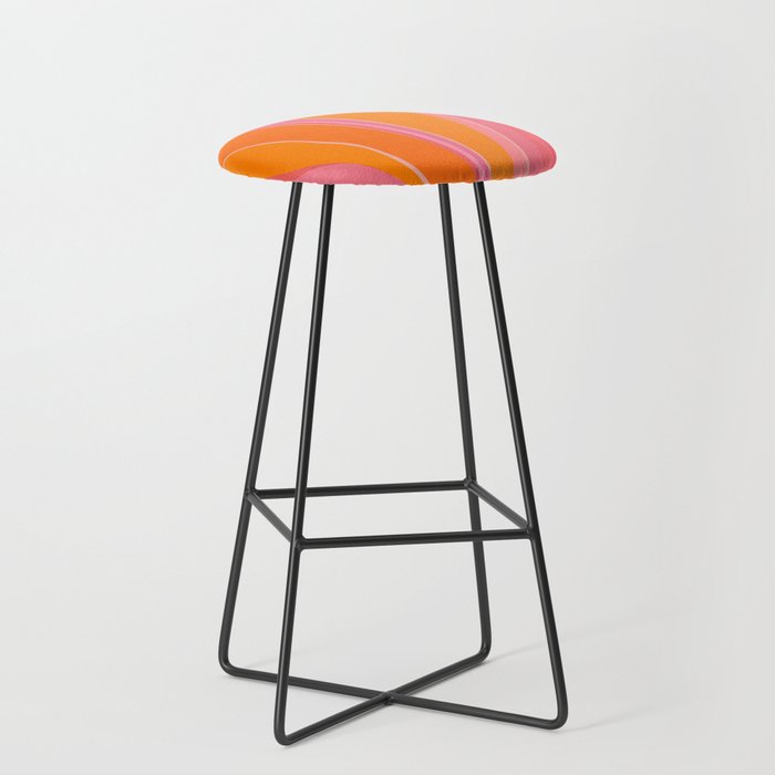Sunshine Stripe Floral Stool Gallery Image 1