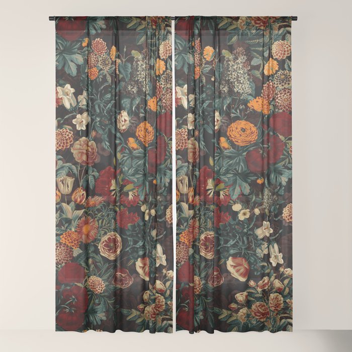 EXOTIC GARDEN - NIGHT XXI Window Curtain Gallery Image 18