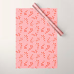 Candy Canes - Pink Wrapping Paper Gallery Image 1