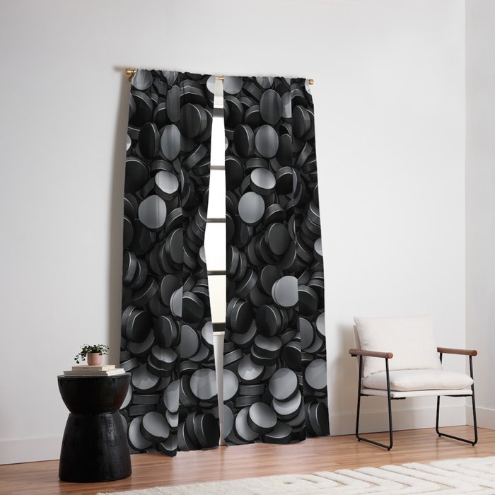 Hockey pucks Window Curtain Gallery Image 6