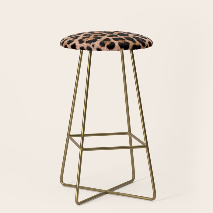 Cheetah Print Stool Gallery Image 2