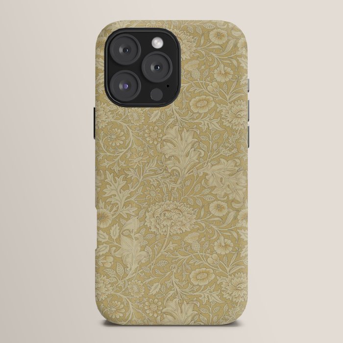 William Morris Vintage Double Bough Antique Gold iPhone Case Gallery Image 16