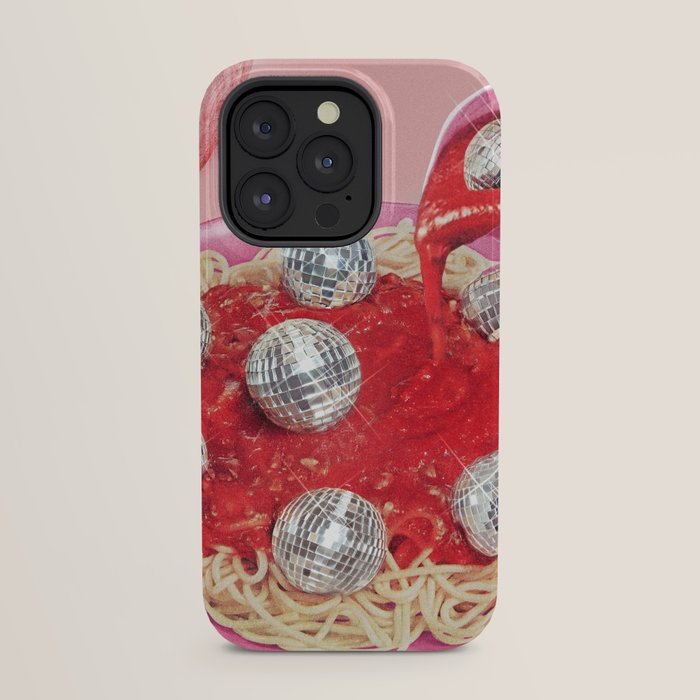 Spaghetti Disco Balls - Pink and Red iPhone Case Gallery Image 31