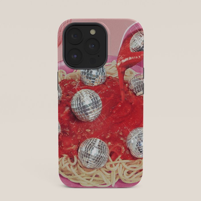 Spaghetti Disco Balls - Pink and Red iPhone Case Gallery Image 35