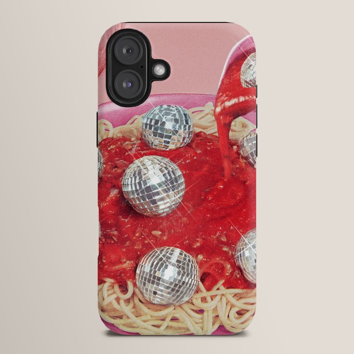Spaghetti Disco Balls - Pink and Red iPhone Case Gallery Image 14