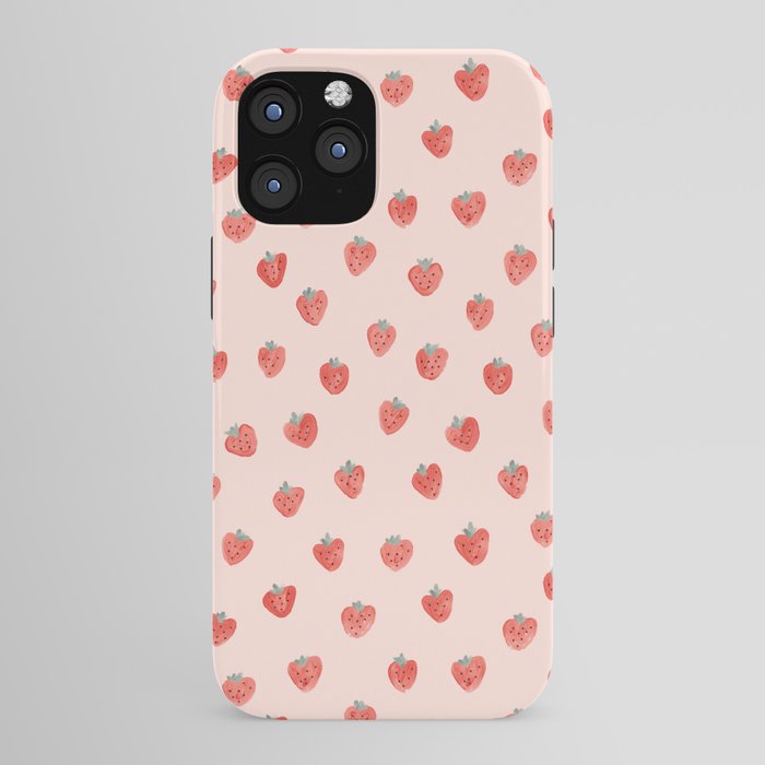Strawberries on Pink iPhone Case Gallery Image 43