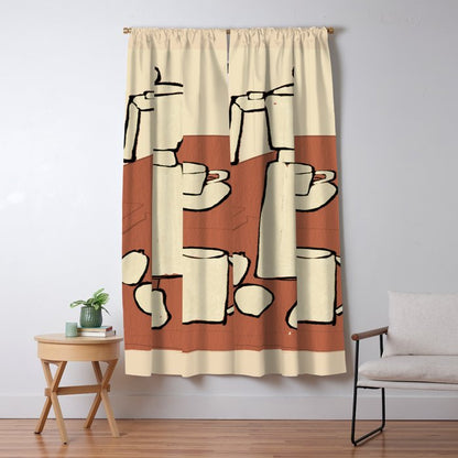Coffee Time Window Curtain Gallery Image 5