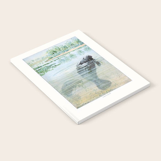 Vintage Florida Manatee Notebook Gallery Image 1