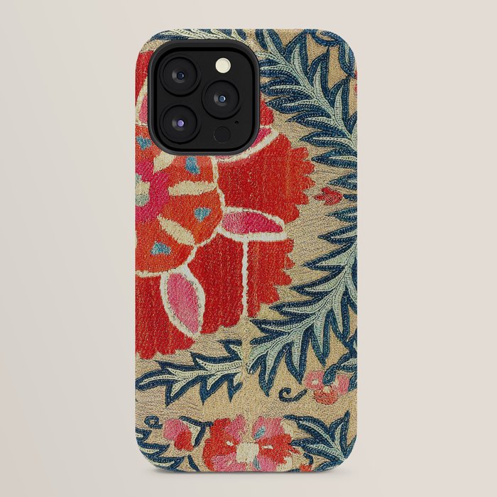 18th Century Suzani Fragment Print iPhone Case Gallery Image 32