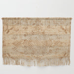 Oriental Style Antique Persian Vintage Rug Beige Wall Hanging Gallery Image 1