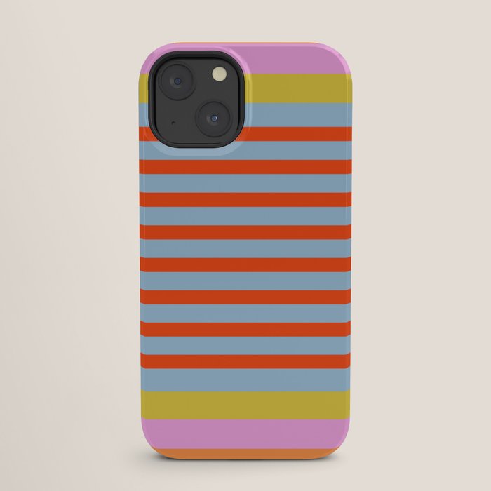 Bold Color Stripes Play Summer Bright Pattern 1 iPhone Case Gallery Image 25