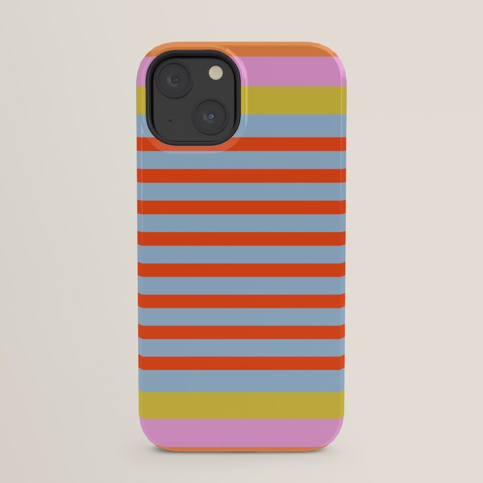 Bold Color Stripes Play Summer Bright Pattern 1 iPhone Case Gallery Image 29