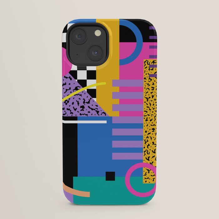 Memphis pattern 101 - 80s / 90s Retro iPhone Case Gallery Image 21