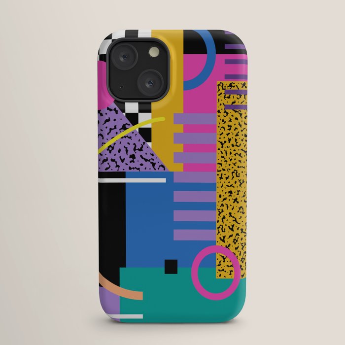 Memphis pattern 101 - 80s / 90s Retro iPhone Case Gallery Image 17