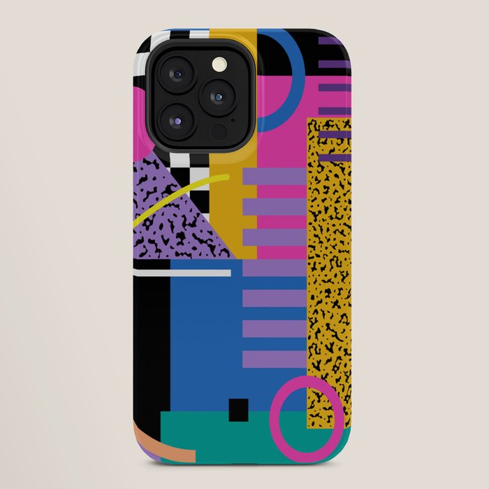 Memphis pattern 101 - 80s / 90s Retro iPhone Case Gallery Image 28