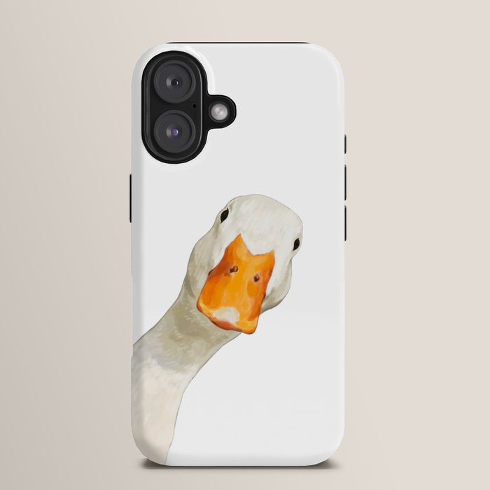 Sneaky White Duck iPhone Case Gallery Image 13