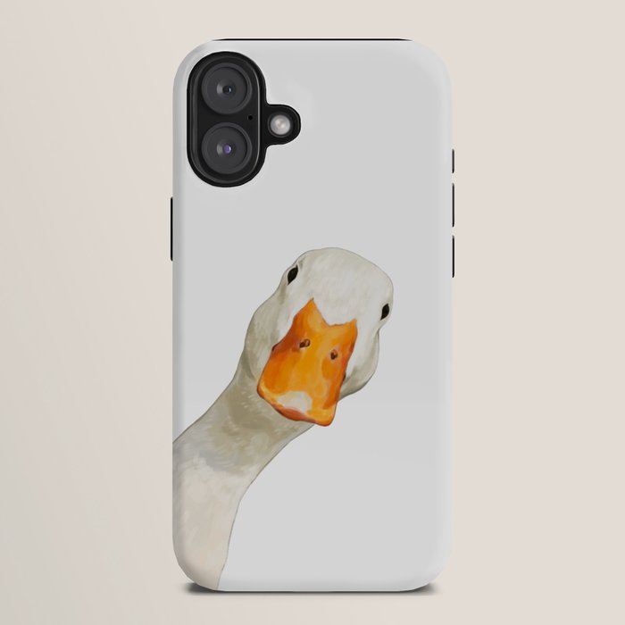 Sneaky White Duck iPhone Case Gallery Image 10