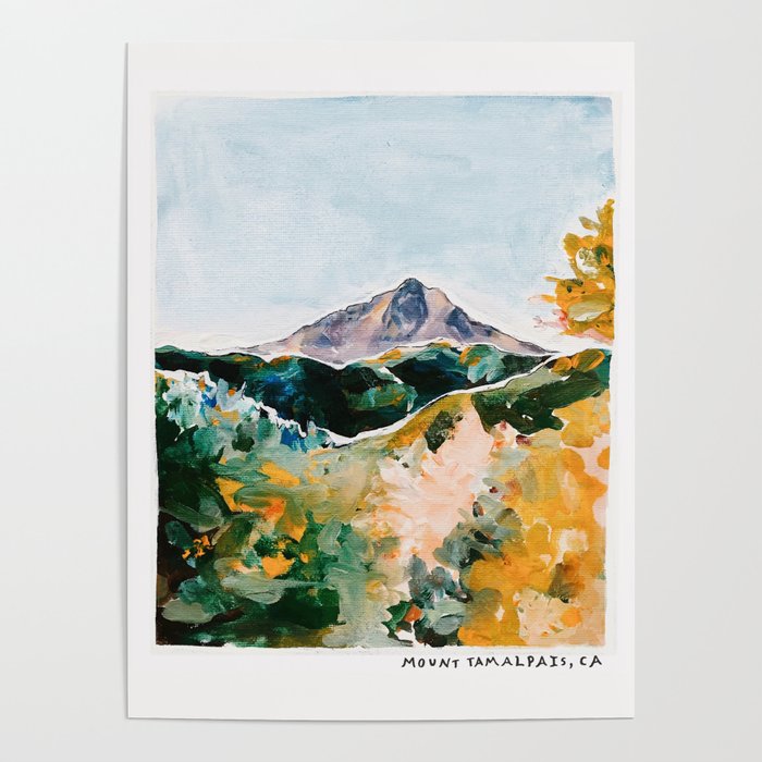 Mount Tam Marin County California Poster Gallery Image 4