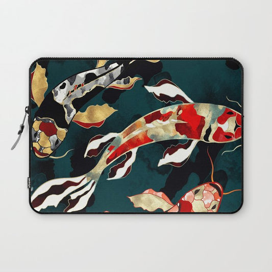 Metallic Koi Laptop Sleeve Gallery Image 1