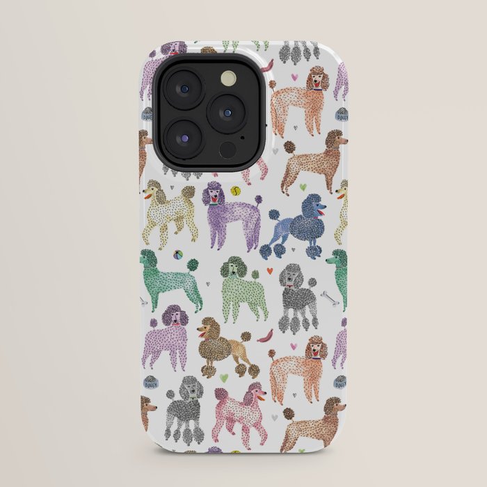Poodles by Veronique de Jong iPhone Case Gallery Image 23