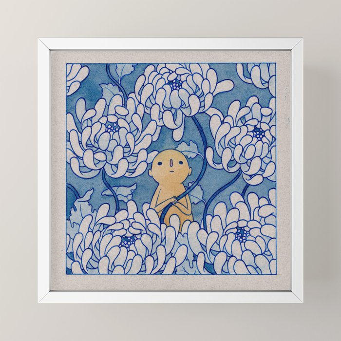 Watercolor Test (Blue) Mini Art Print Gallery Image 4